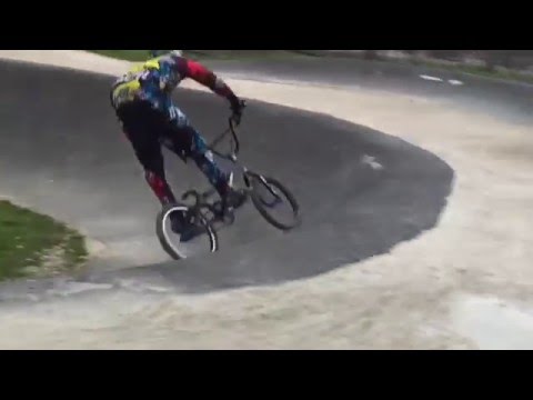Keep trying shaping jumps bmx racing training