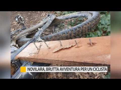 Novilara, brutta avventura per un ciclista