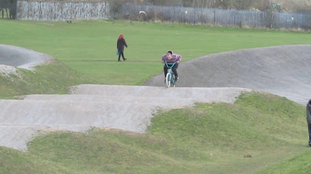 my mate on bmx track