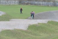 my mate on bmx track