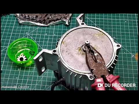 كيف تصنع دراجة كهربائية بسرعة 60 كم#شاهد H#سجى_لروح_Saja_alruwh لوقودHow to make an electric bike at