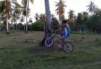 Cinematic side transition bmx 180 trick's