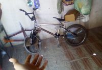 Consegui uma BMX com amortecedor dianteiro