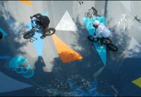 Mountain biking BMX, Stunts on bicycles, dangerious byking in woods