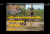 Sepeda lipat rasa mtb // offroad becek becek. Sepeda lipat rasa mtb // offroad becek becek.