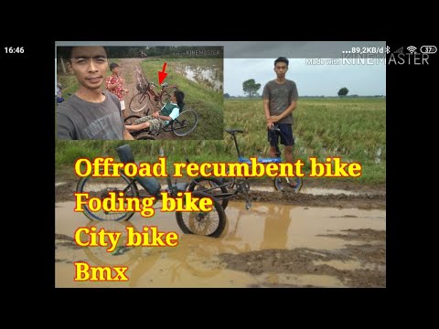 Sepeda lipat rasa mtb // offroad becek becek.