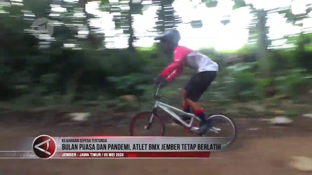 Bulan puasa dan pandemi, atlet BMX Jember tetap berlatih