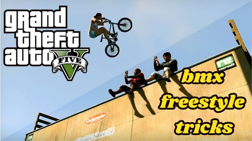 GTAV BMX#2 EPIC FREESTYLE TRICKS MONTAGE! (Grinds-baradillas-transfers-wallride)