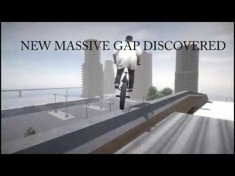 PIPE by BMX Streets - ANOTHER MASSIVE ROOF GAP in the community center.