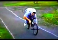 Peddling BMX with hands - "Backwards Hand Peddling BMX Hi Mum"