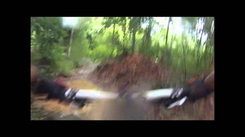 Rain ride at Ketam Mountain Bike Trail , Singapore