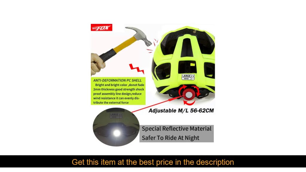 BATFOX Cycling Helmet Women Men Bicycle Helmet MTB Bike Mountain Road Cycling Safety Outdoor Sport
