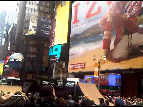 BMX event in Times Square