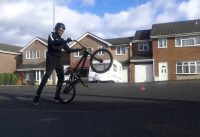 Beginners pedal wheel practice bmx race bike.