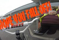 CRAZY WOMAN DOESN'T LIKE WHEELIE BIKES! learning to wheelie my SE bike.