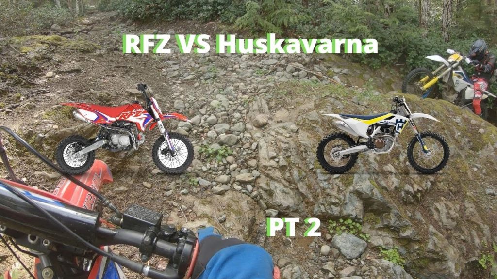 Does a Chinese Pit Bike Keep Up With Brand Name Bikes On Trails? 125CC vs 350CC | PT 2 Does a Chinese Pit Bike Keep Up With Brand Name Bikes On Trails? 125CC vs 350CC | PT 2
