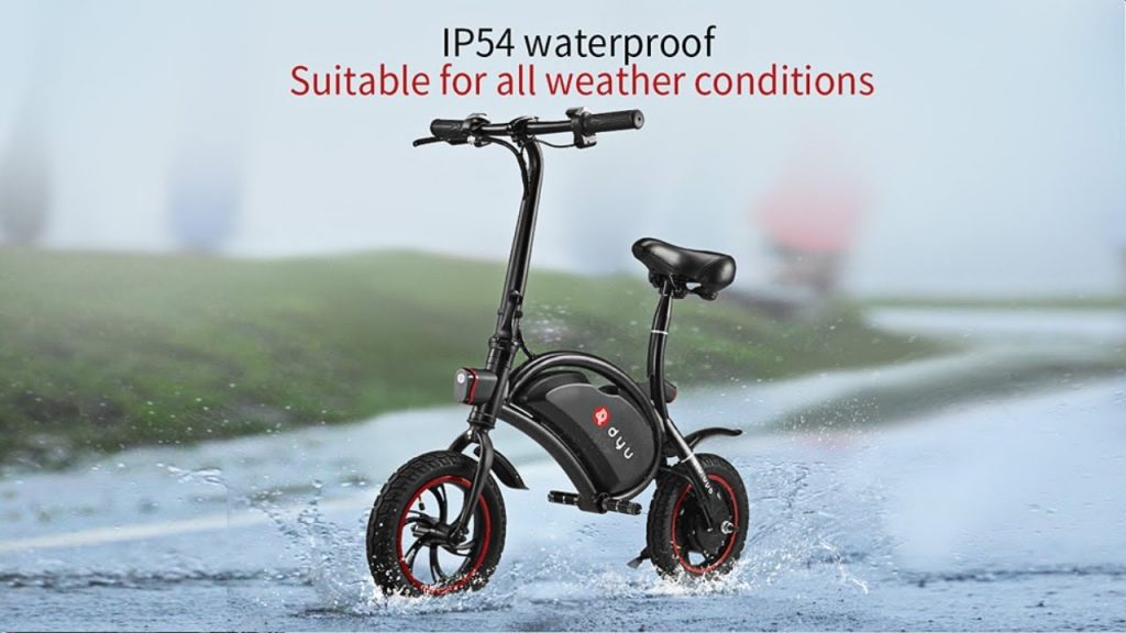 F - wheel D1 DYU Electric Bike - Black