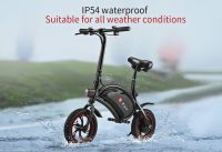 F - wheel D1 DYU Electric Bike - Black