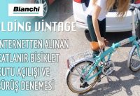 Katlanır bisiklet kutu açılışı ve sürüş deneyimi - Bianchi 20 Folding Vintage Katlanır bisiklet kutu açılışı ve sürüş deneyimi - Bianchi 20 Folding Vintage