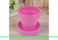 Portable Silicone Retractable Folding Water Cup Outdoor Travel Telesco