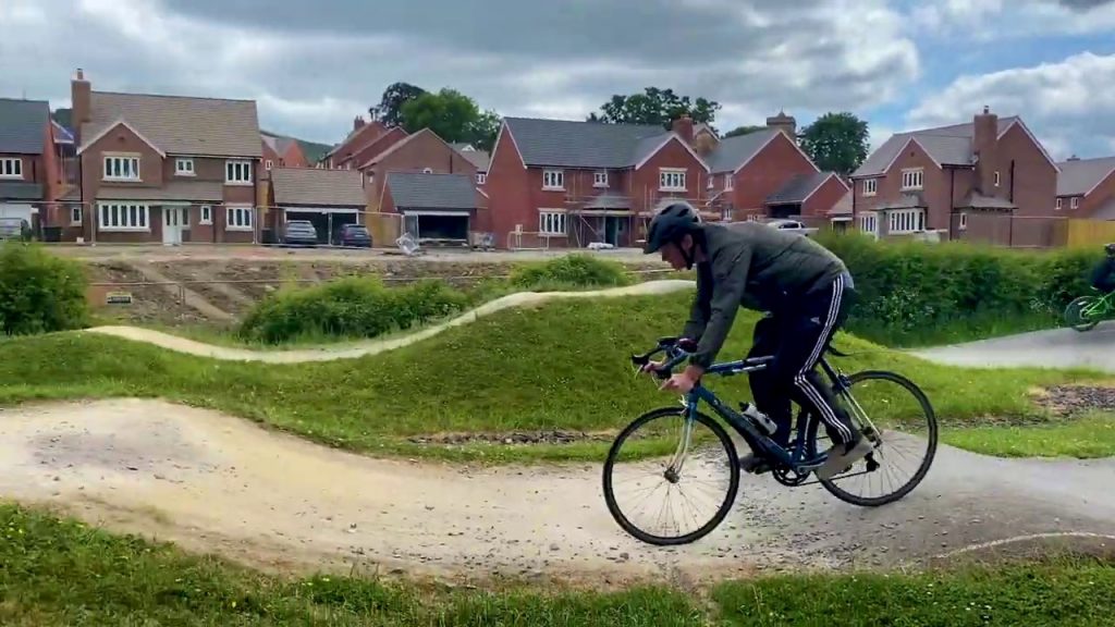 Pump Track on A Road Bike - Shropshire MTB