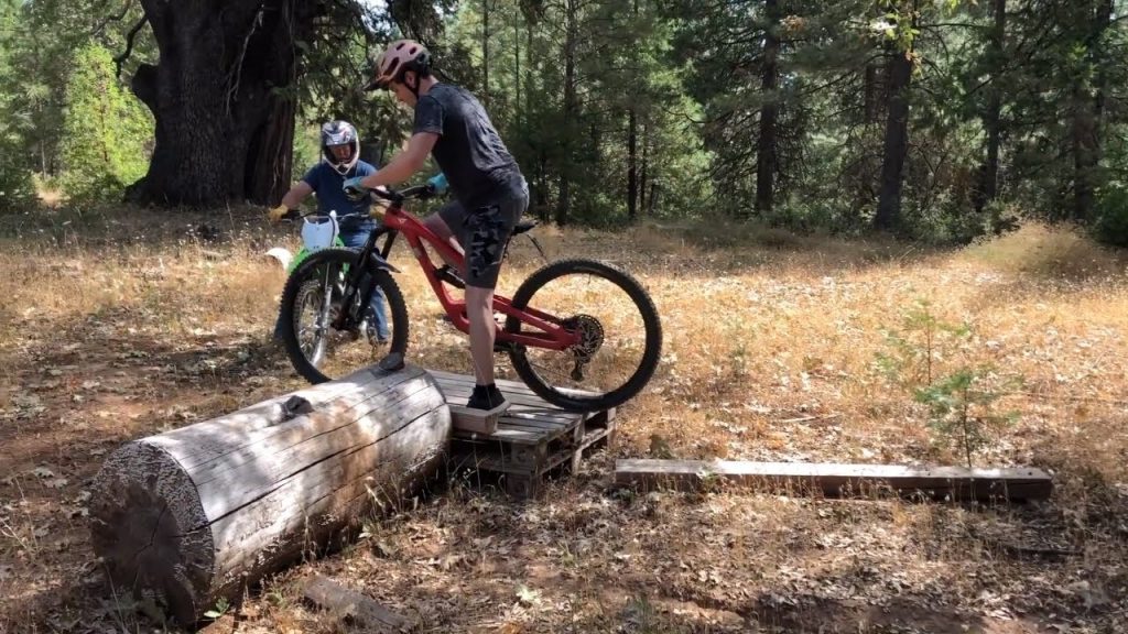 Trials Endurocross on a Mountain Bike? (Feat. Dennis the Menace riding)