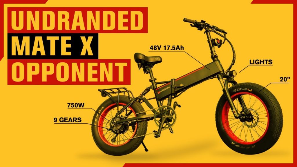 Unbranded Foldable 20" Fat Tire Electric Bike | Folding E-BIKE Review
