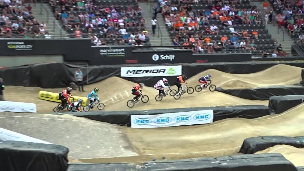 2014 07 23 WK BMX Rotterdam 16e finale race 01 Mike en Joy