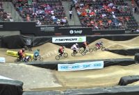 2014 07 23 WK BMX Rotterdam 16e finale race 01 Mike en Joy