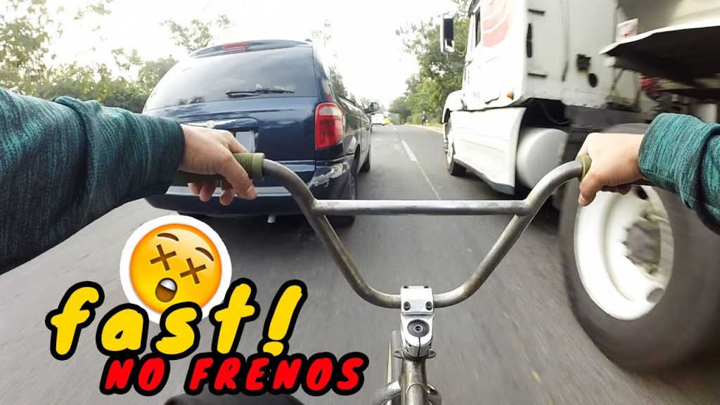 BAJADAS LOCAS EN BMX SIN FRENO 🚫 #3 A Toda Velocidad en Periférico