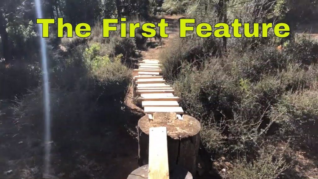 Backyard Mountain Bike Feature Build (Ladder Skinny Feature)