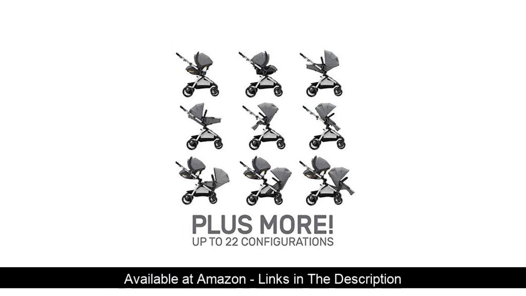 ❄️ Evenflo Pivot Xpand, Single-to-Double Convertible Baby Stroller with Compact Folding design, Per
