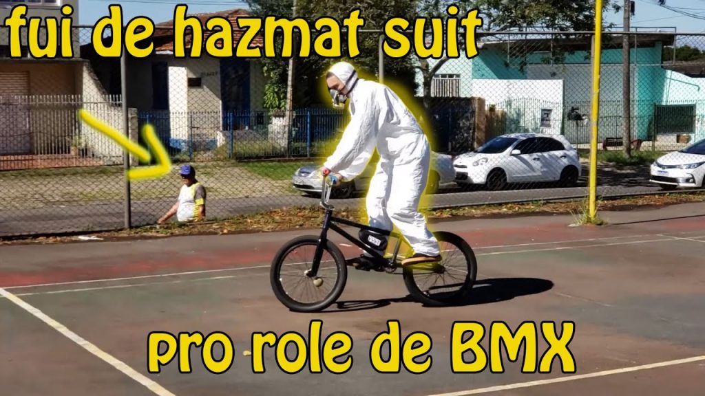 Fui de hazmat suit pro role de BMX Fui de hazmat suit pro role de BMX
