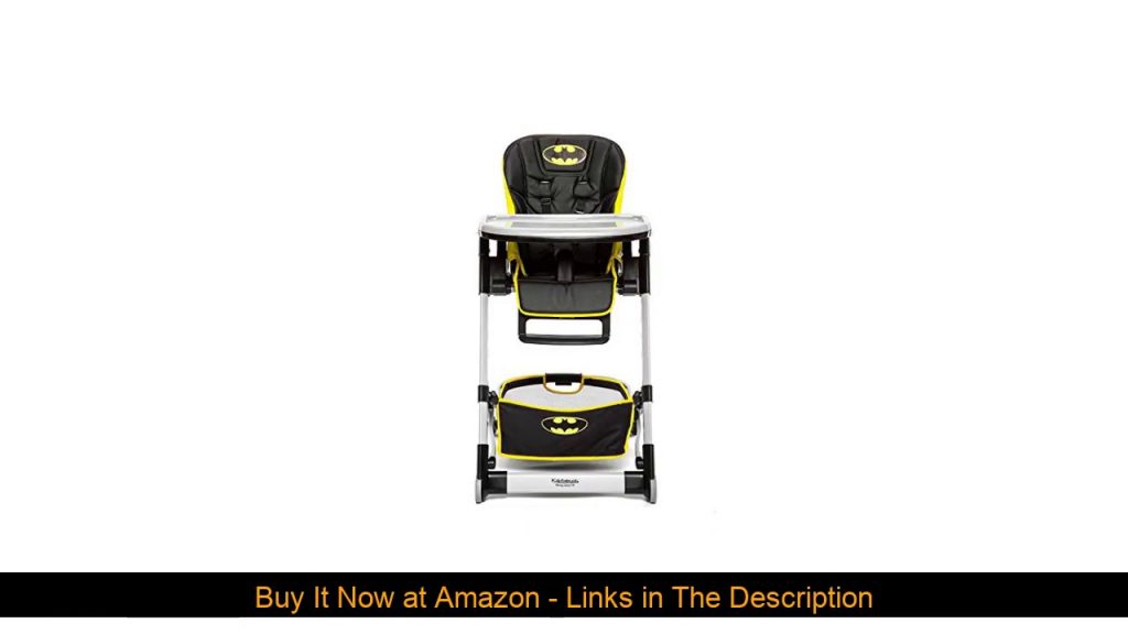 ✅ KidsEmbrace Adjustable Folding High Chair, DC Comics Batman