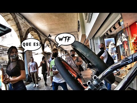 😱 LA GENTE REACCIONA A MI BMX CON 3 RUEDAS 😆