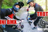 Piste de Bobsleigh Abandonnée ! (Trottinette VS mini bmx VS VTT Enduro)