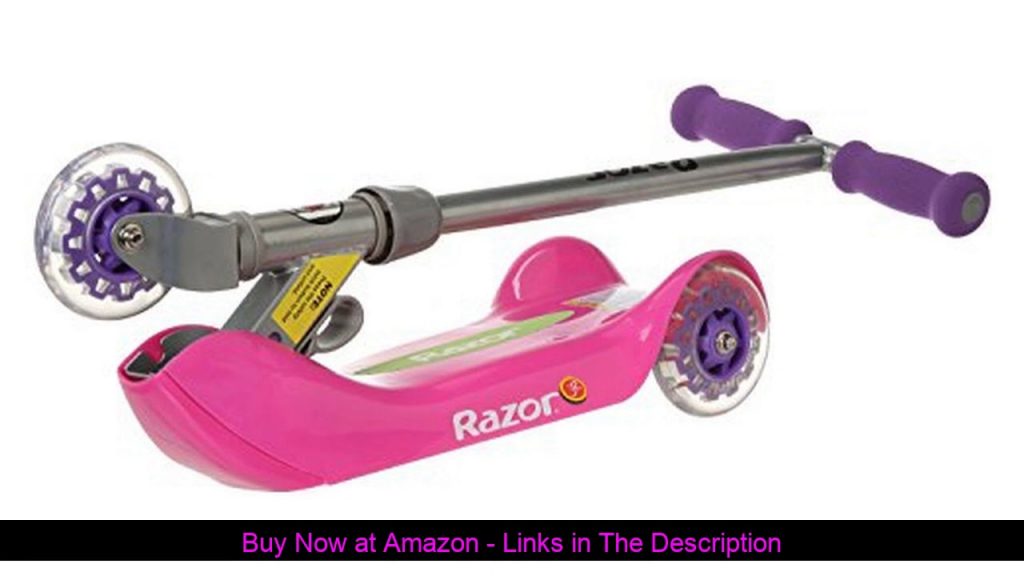 ☀️ Razor Jr. Folding Kiddie Kick Scooter - Pink