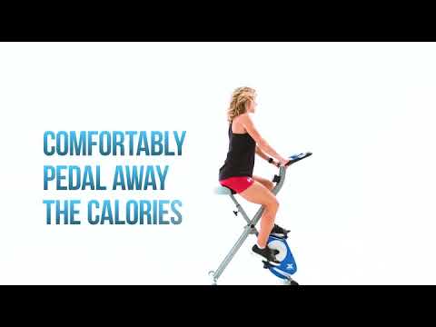 XTERRA Fitness FB150 Folding Exercise Bike, Silver   Sports & Outdoors