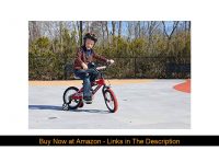 ✨ "Dynacraft Hot Wheels Boys BMX Street/Dirt Bike with Hand Brake 14", Red/White/Black "