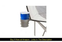 ⚡️ Core 40025 Equipment Folding Oversized Padded Moon Round Saucer Chair with Carry Bag, Gray