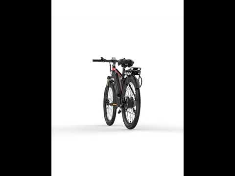 400W 26 Inches Electric Bike Ebike with 48V 13Ah Lithium Battery Aluminum Alloy Frame Mountain Bike