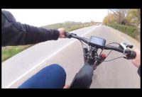 72V 3000W Enduro Frame Electric Bike with Sunringle Rim DNM USD 8 DNM Downhill Mountain eBike Air Su