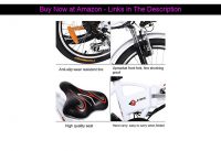 ❄️ ANCHEER Folding Electric Bike Ebike, 20'' Electric Bicycle with 36V 8Ah Removable Lithium-Ion Ba
