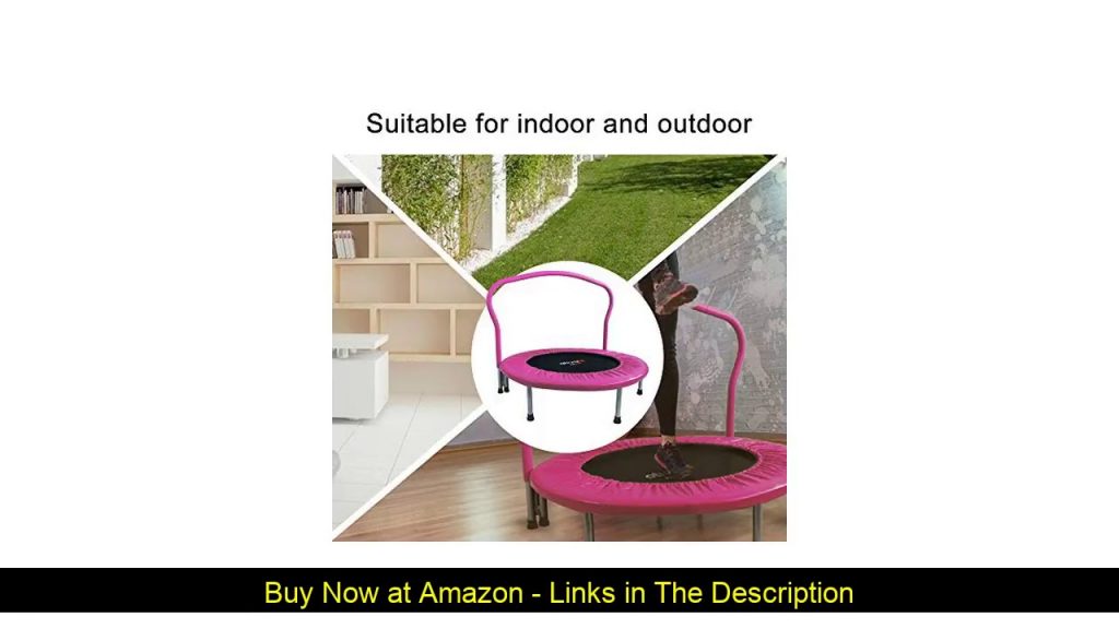 ⭐️ ATIVAFIT 36-Inch Folding Trampoline Mini Rebounder ,Suitable for Indoor and Outdoor use, for Two
