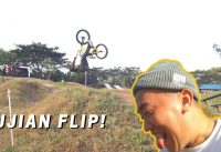 Arek-arek belajar bmx tricks backflip disini, Serem! Arek-arek belajar bmx tricks backflip disini, Serem!