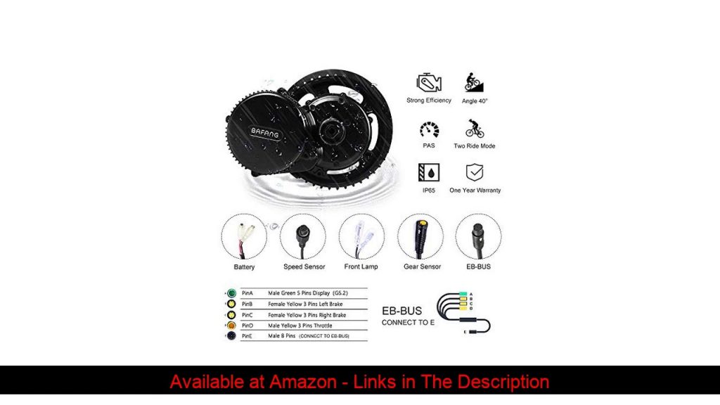 ☘️ BAFANG BBS02B 48V 750W Mid Drive Electric Bike Motor Ebike Conversion Kit Mid Motor for Mountain