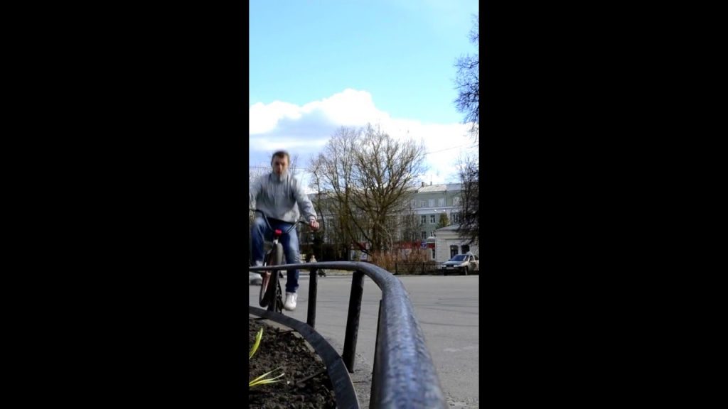 BMX падение