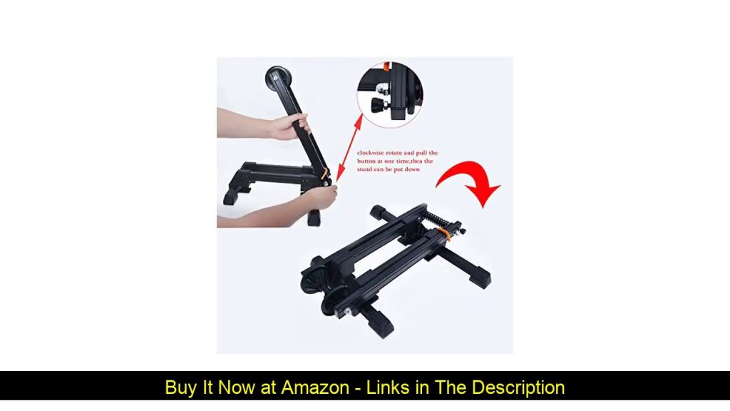 ☀️ Bike Folding Stand Floor Parking Rack Alloy Bicycle Holder Bikes Home Garage Indoor Storage Fit