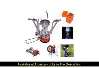 ☄️ Bisgear 12pcs Camping Cookware Stove Canister Stand Tripod Folding Spork Wine Opener Carabiner S