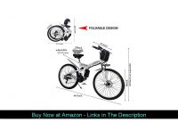 ❎ CLIENSY 26 Inch Electric Bike, 350W Folding Ebike with Removable 36V 8AH Lithium Battery for Adul ❎ CLIENSY 26 Inch Electric Bike, 350W Folding Ebike with Removable 36V 8AH Lithium Battery for Adul